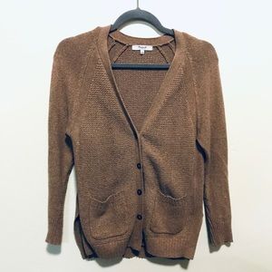 MADEWELL perfect condition brown cardigan. Small